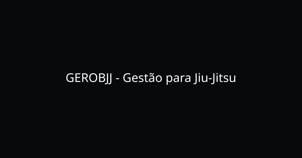 Dashboard GEROBJJ